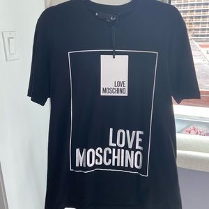MOSCHINO black tee NEVER WORN